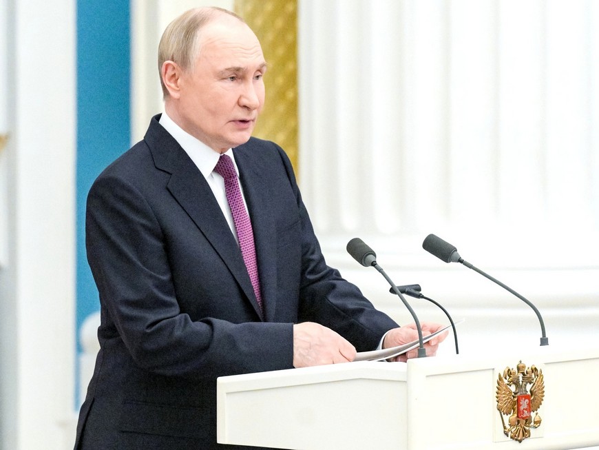 Владимир Путин вручил Ильсуру Метшину орден «За заслуги перед Отечеством» II степени
